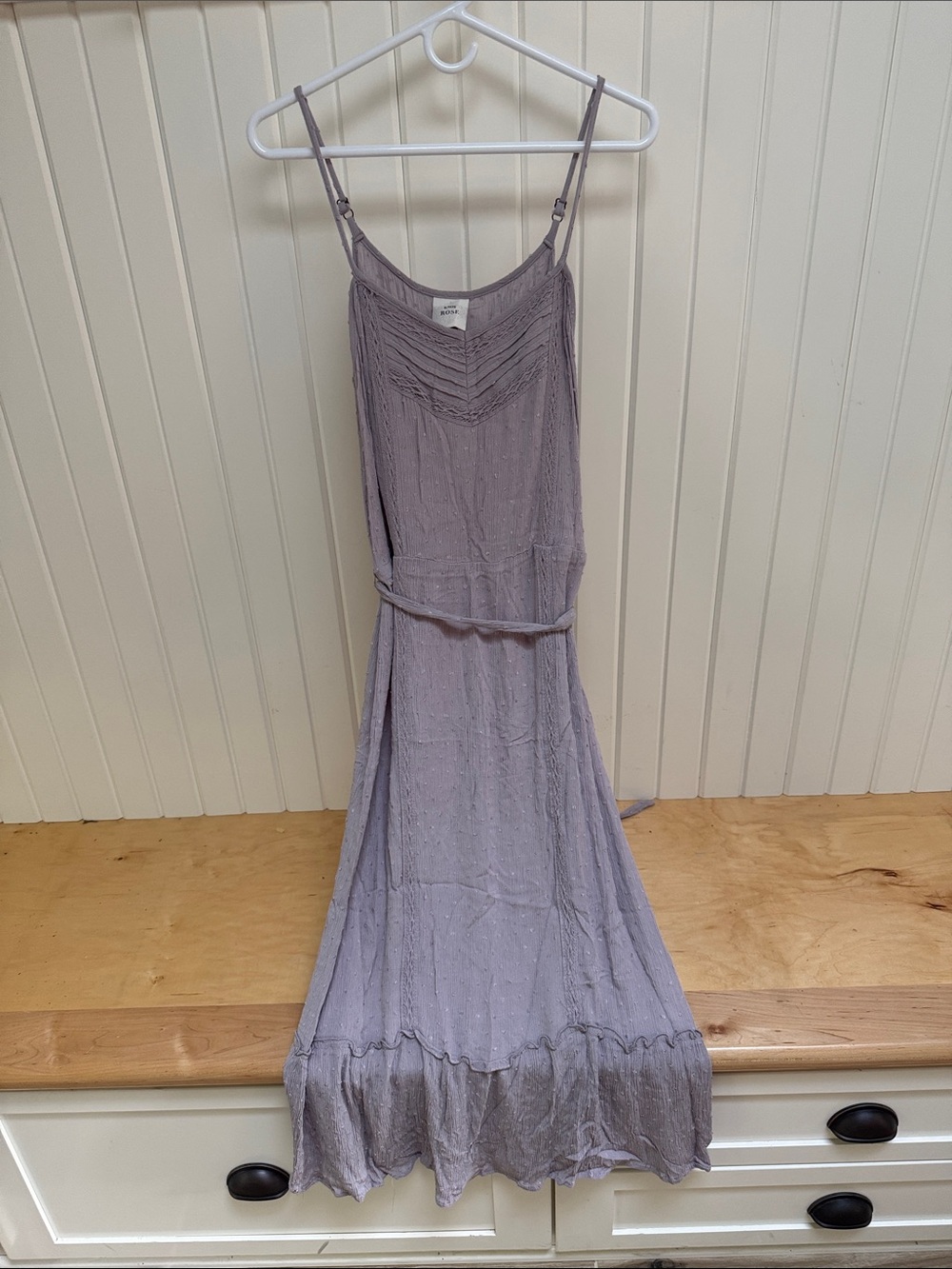 Knox Rose Dusty Lavender Maxi Slip Dress